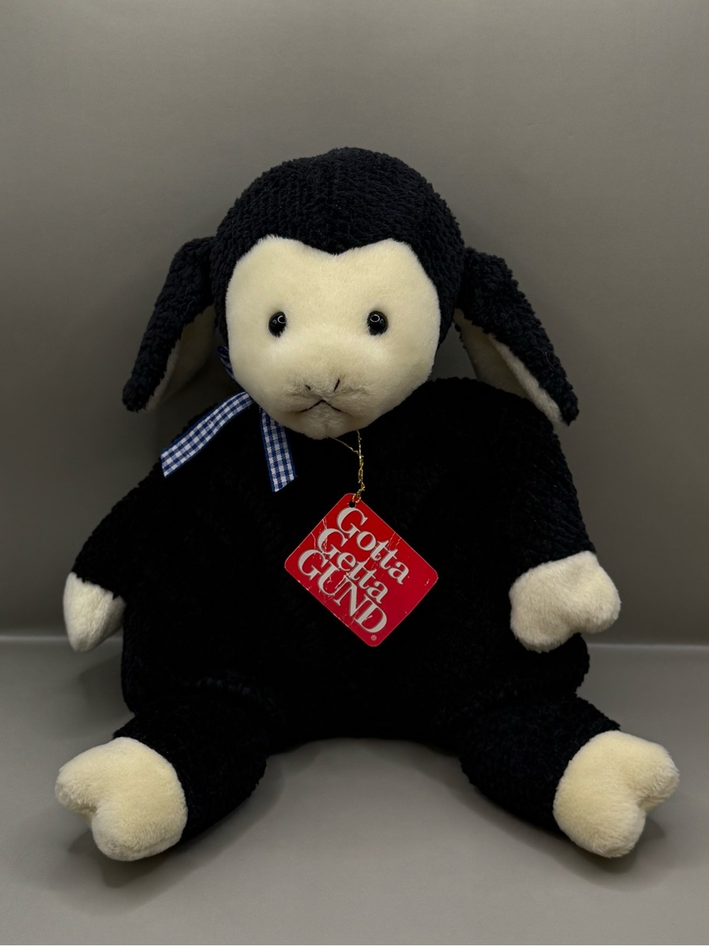 GUND Lindy the Black Sheep Plush Stuffed Animal Lamb Sheep #3672